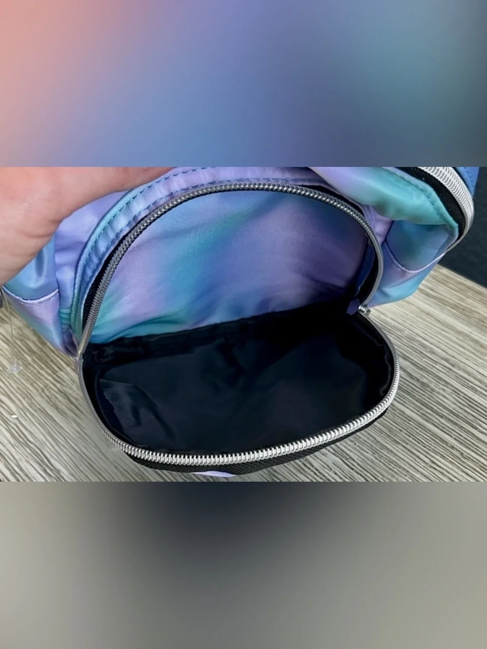 Justice Pastel Tie Dye Mini Sling Backpack